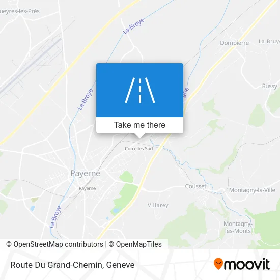 Route Du Grand-Chemin map