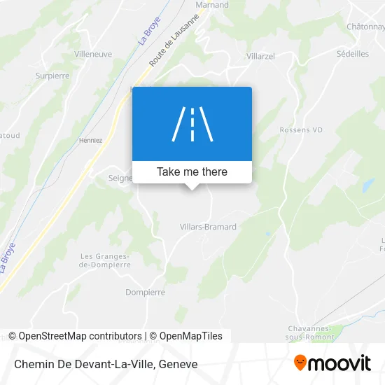 Chemin De Devant-La-Ville map