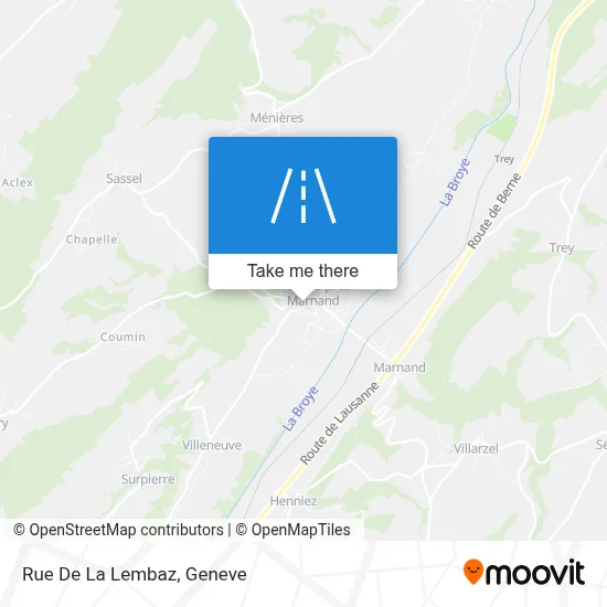 Rue De La Lembaz map
