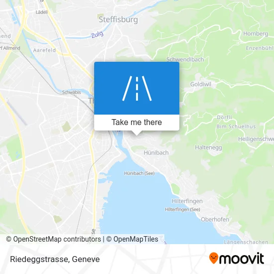 Riedeggstrasse map