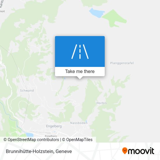 Brunnihütte-Holzstein map