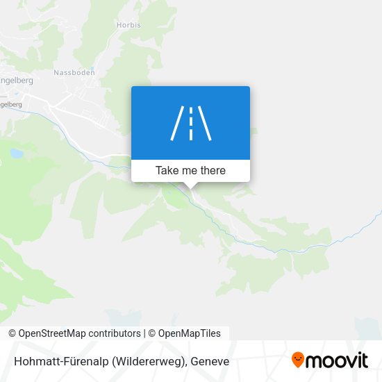 Hohmatt-Fürenalp (Wildererweg) map