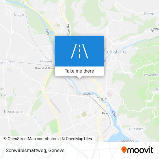 Schwäbismattweg map