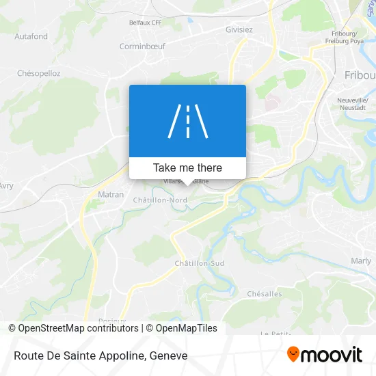 Route De Sainte Appoline map