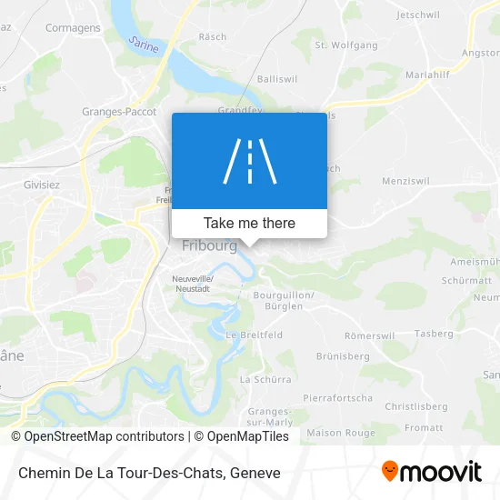 Chemin De La Tour-Des-Chats plan