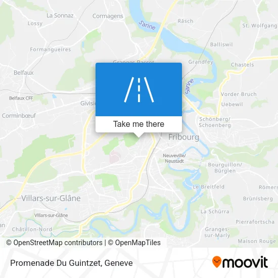 Promenade Du Guintzet map