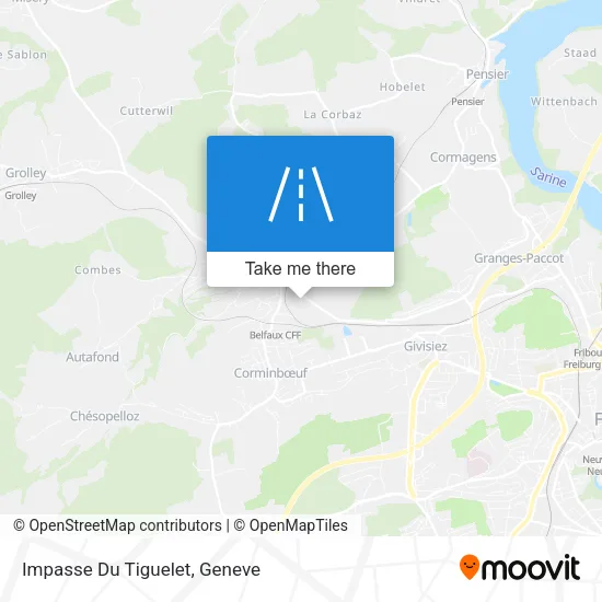 Impasse Du Tiguelet plan