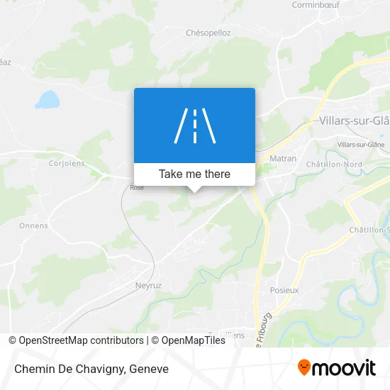 Chemin De Chavigny map