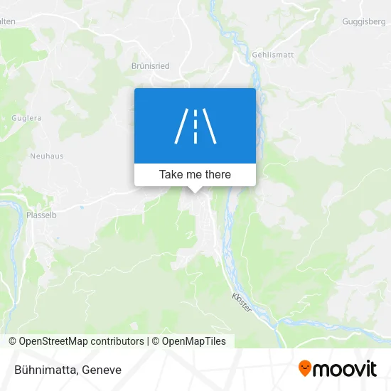 Bühnimatta map