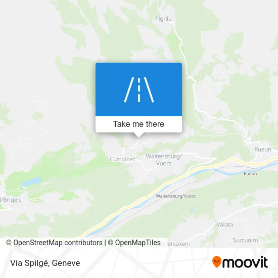 Via Spilgé map