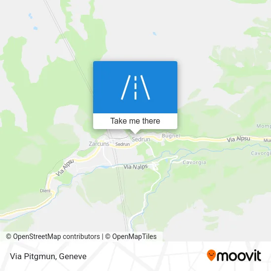 Via Pitgmun map