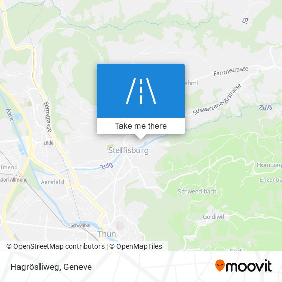 Hagrösliweg map