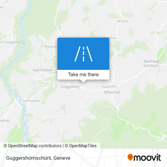 Guggershornschürli map