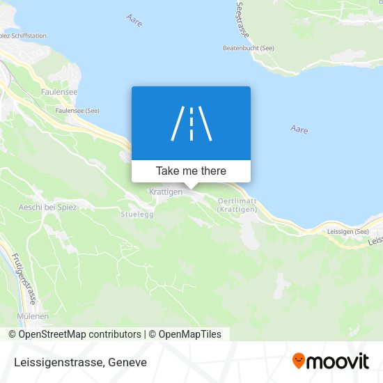 Leissigenstrasse map