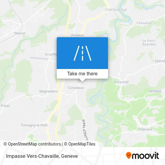 Impasse Vers-Chavaille map