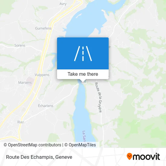 Route Des Echampis map