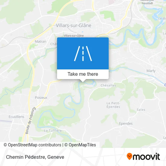 Chemin Pédestre map