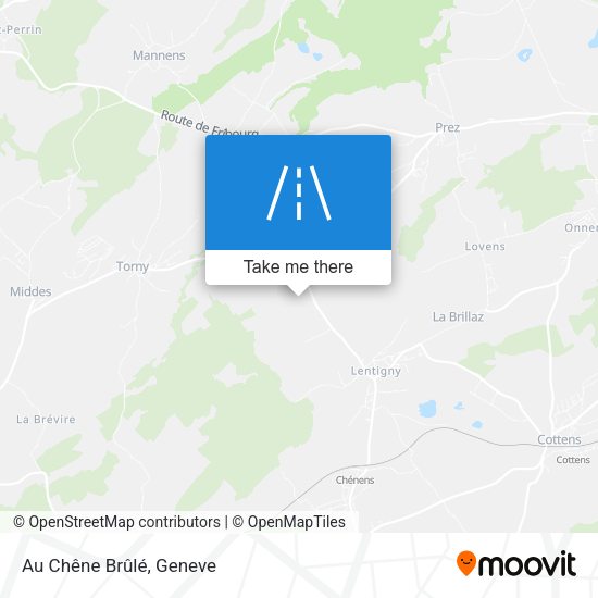 Au Chêne Brûlé map