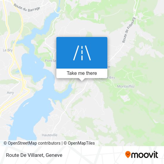 Route De Villaret map