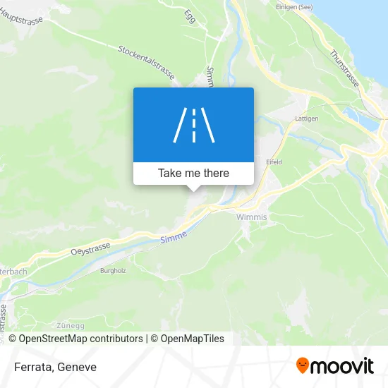 Ferrata map