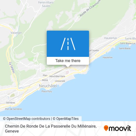 Chemin De Ronde De La Passerelle Du Millénaire map