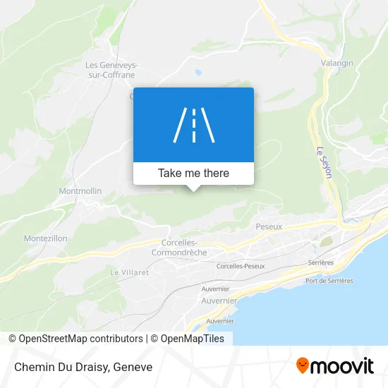 Chemin Du Draisy map