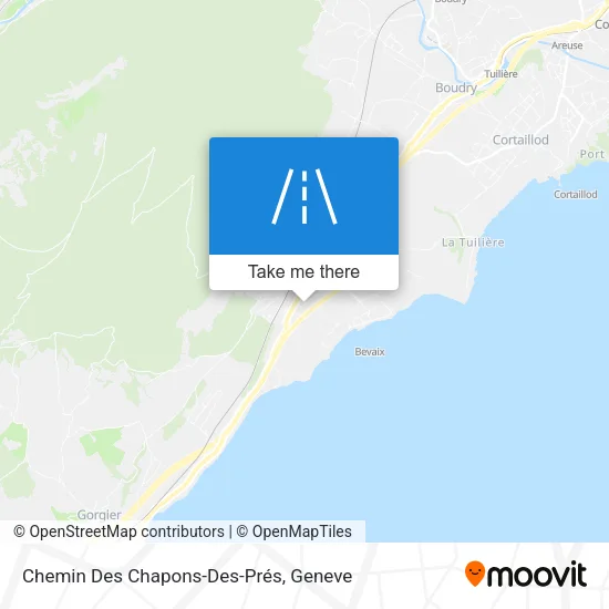 Chemin Des Chapons-Des-Prés plan