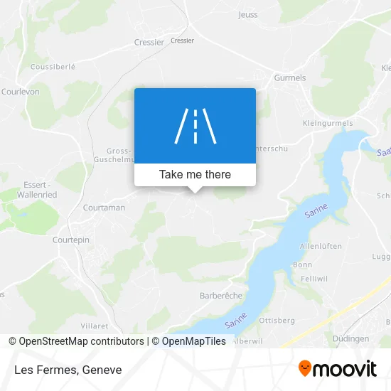 Les Fermes map