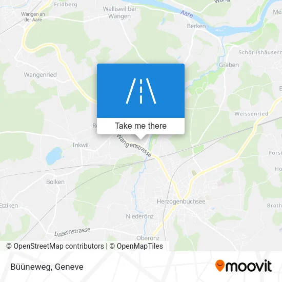 Büüneweg map