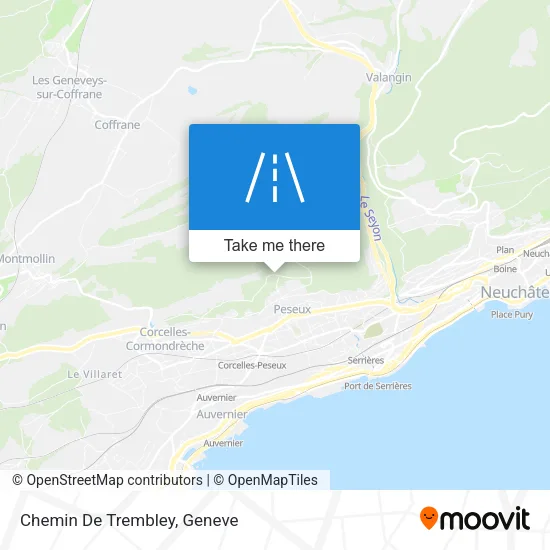 Chemin De Trembley map