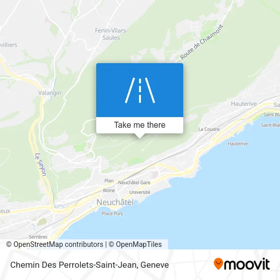 Chemin Des Perrolets-Saint-Jean map
