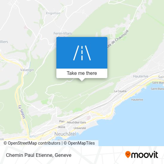 Chemin Paul Etienne map