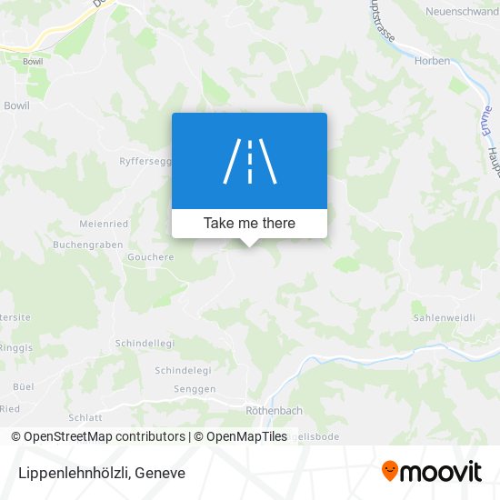 Lippenlehnhölzli map