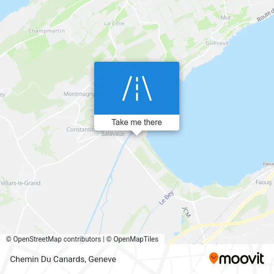 Chemin Du Canards map