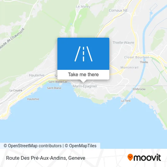 Route Des Pré-Aux-Andins map
