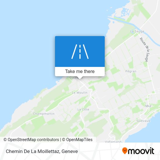 Chemin De La Moillettaz map