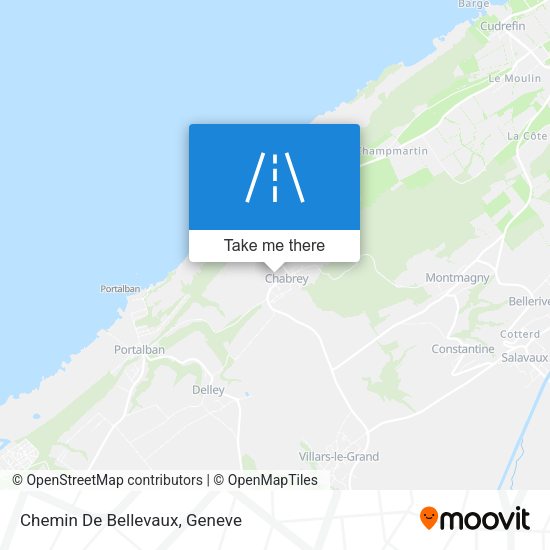Chemin De Bellevaux map