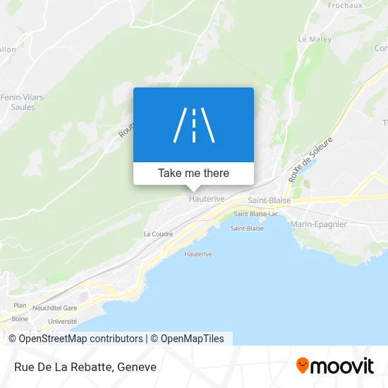 Rue De La Rebatte map