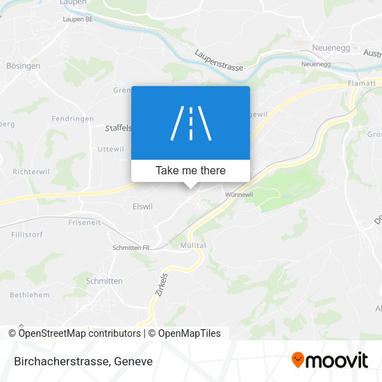 Birchacherstrasse map