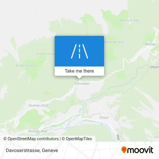 Davoserstrasse map