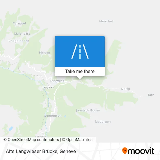 Alte Langwieser Brücke map