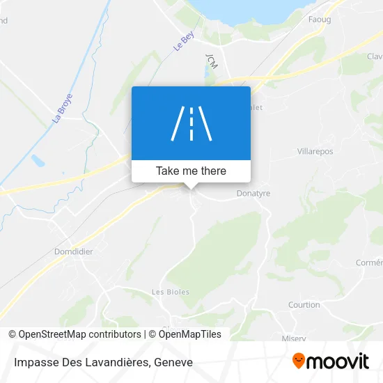 Impasse Des Lavandières plan