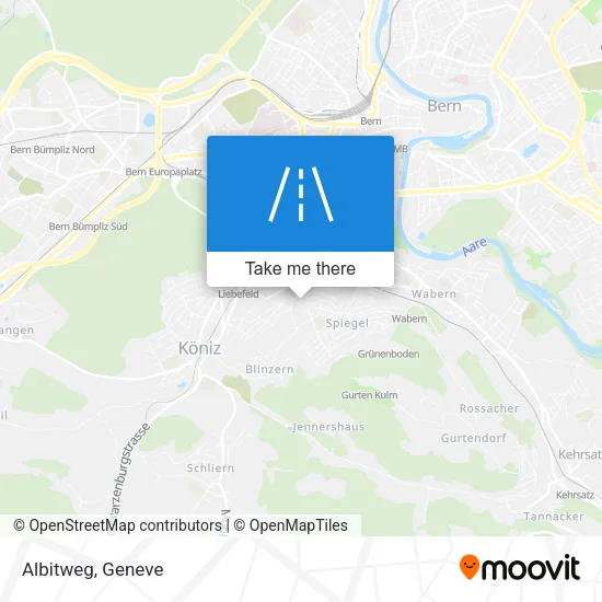 Albitweg map