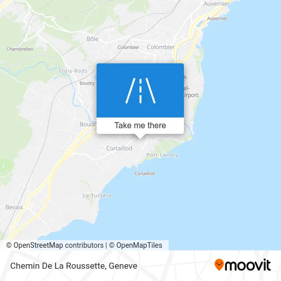 Chemin De La Roussette map