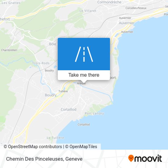 Chemin Des Pinceleuses map
