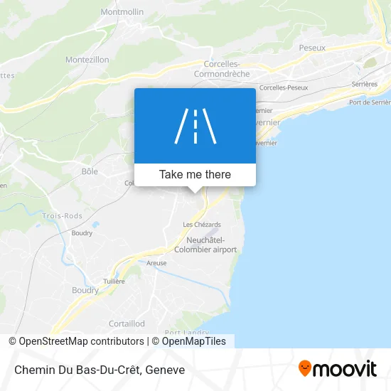 Chemin Du Bas-Du-Crêt map