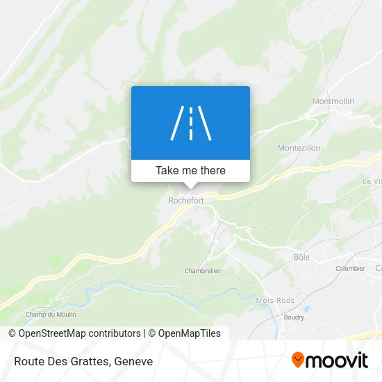 Route Des Grattes map