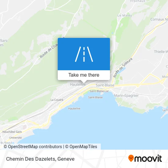 Chemin Des Dazelets map