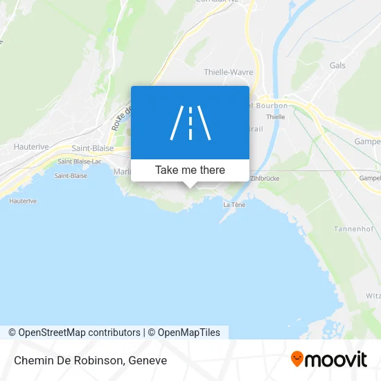 Chemin De Robinson map