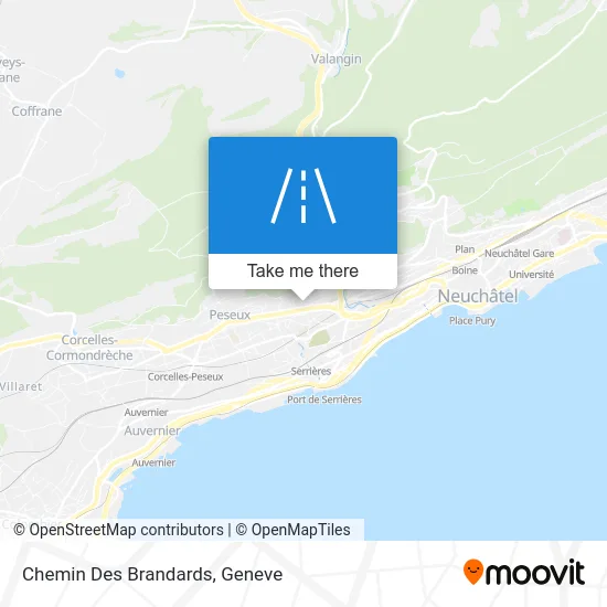 Chemin Des Brandards map